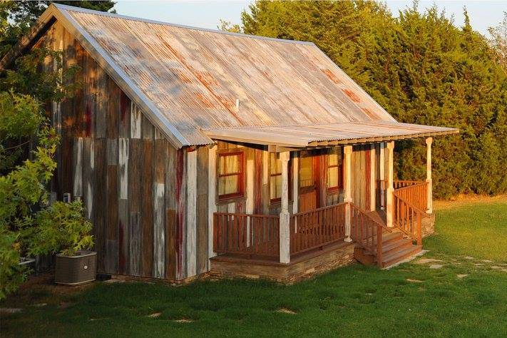 Cabin view from big barn