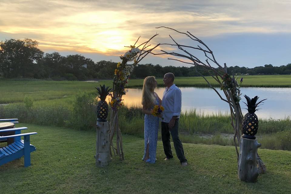 Sunset Wedding