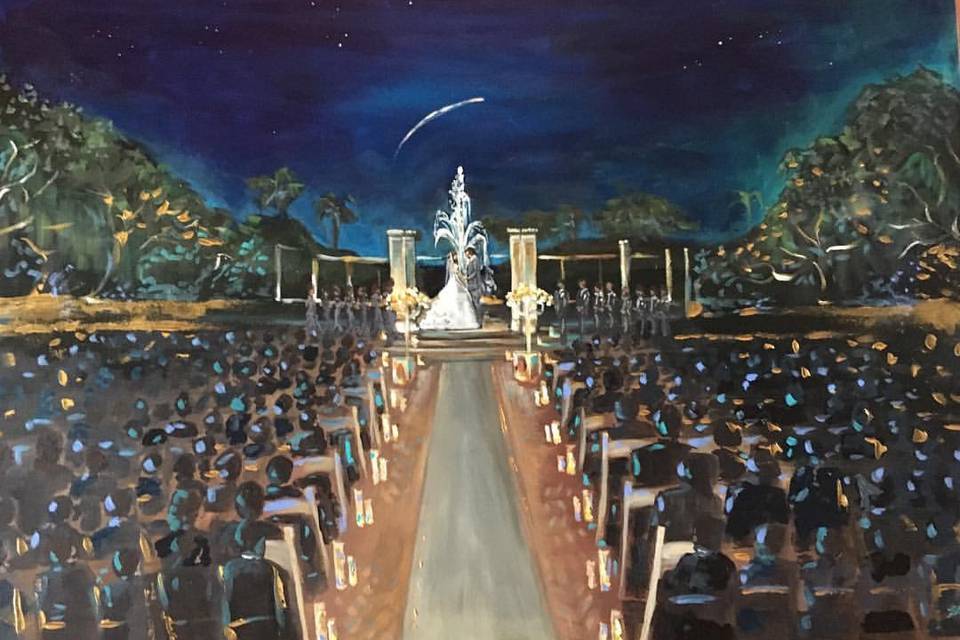 Lafayette Wedding Painting