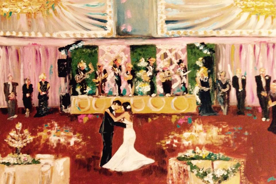 Biloxi Wedding Painting