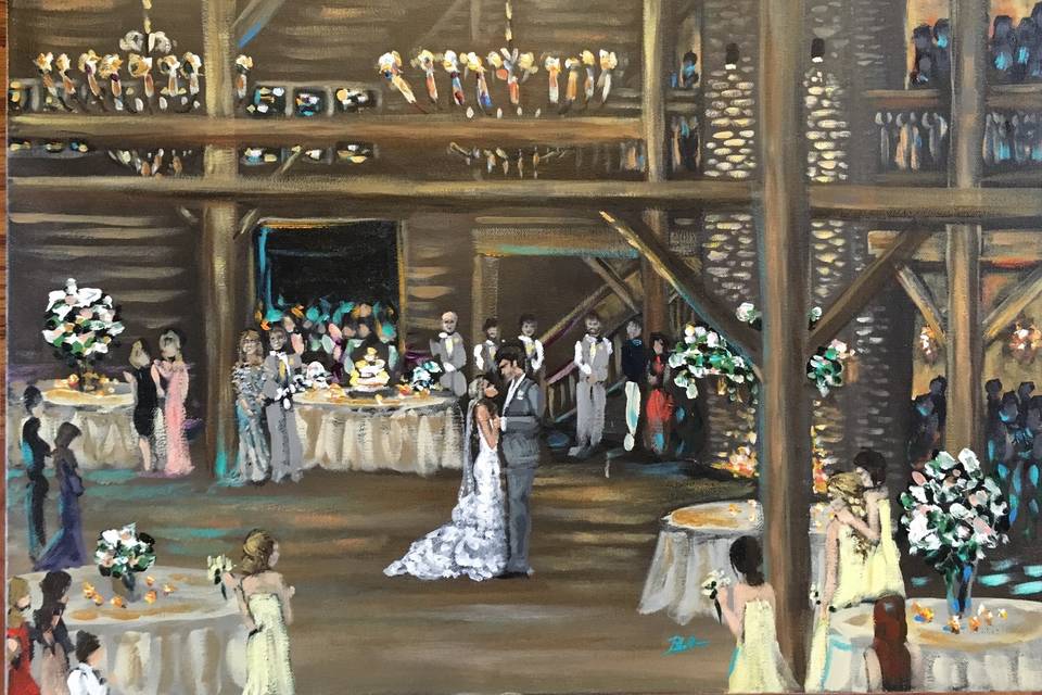 Slidell Wedding Painting