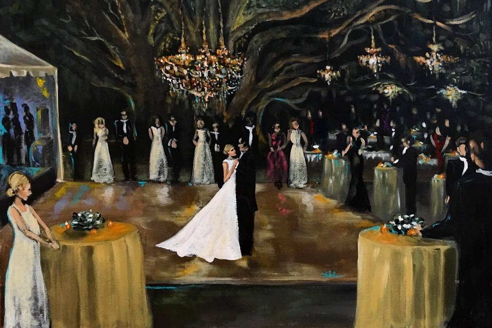 Laplace Wedding Painting