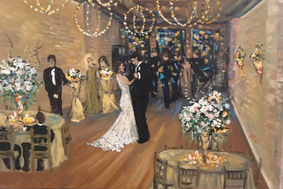 Destrehan Wedding Painting