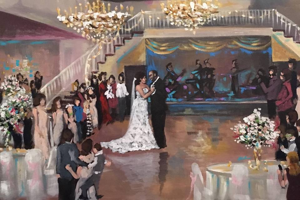 Houston Wedding Painting