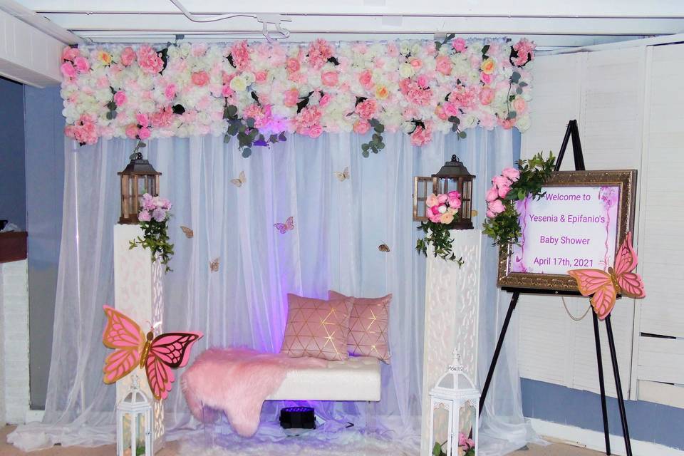 Baby Shower Backdrop
