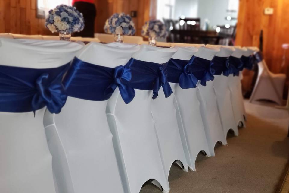 Chair covers and chair sashes