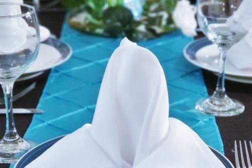 Elegant cloth napkins