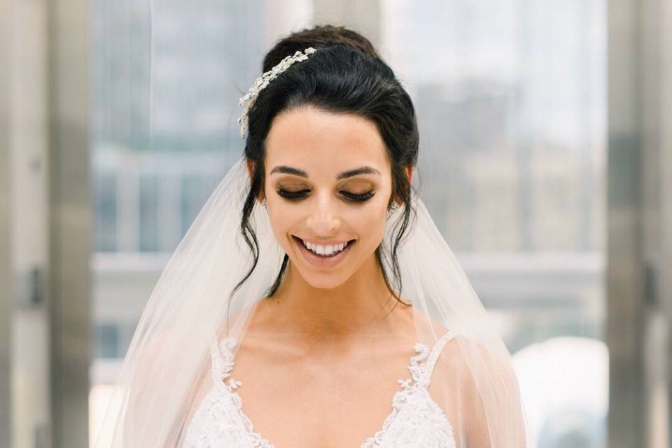 Happy bride