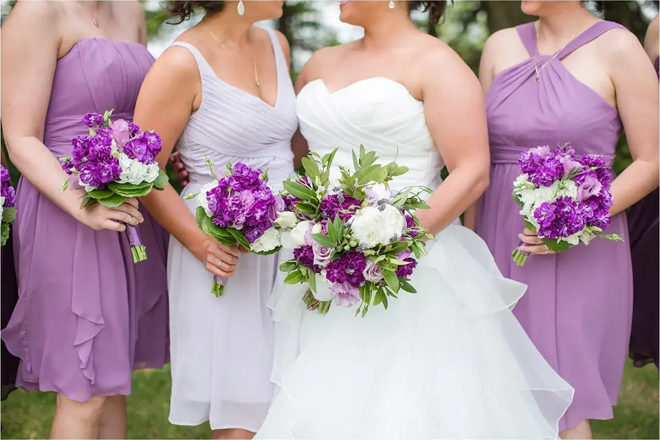 Lavender themed wedding 