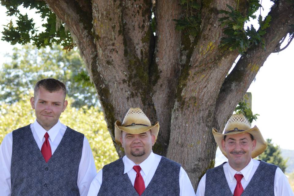 Wedding party picture