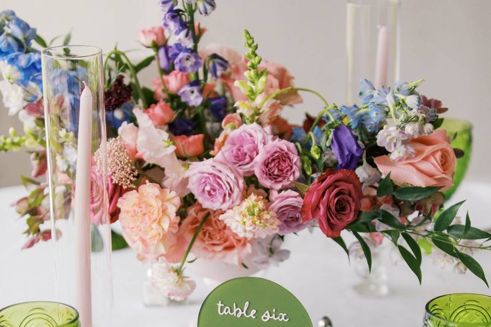 Lush compote arrangment