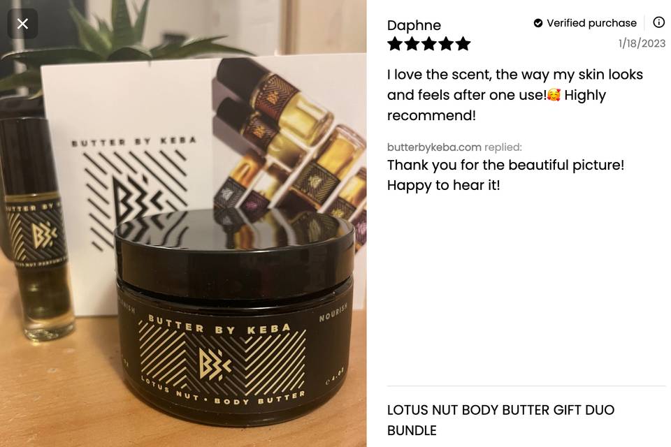 Lotus Nut Body Butter Gift Duo