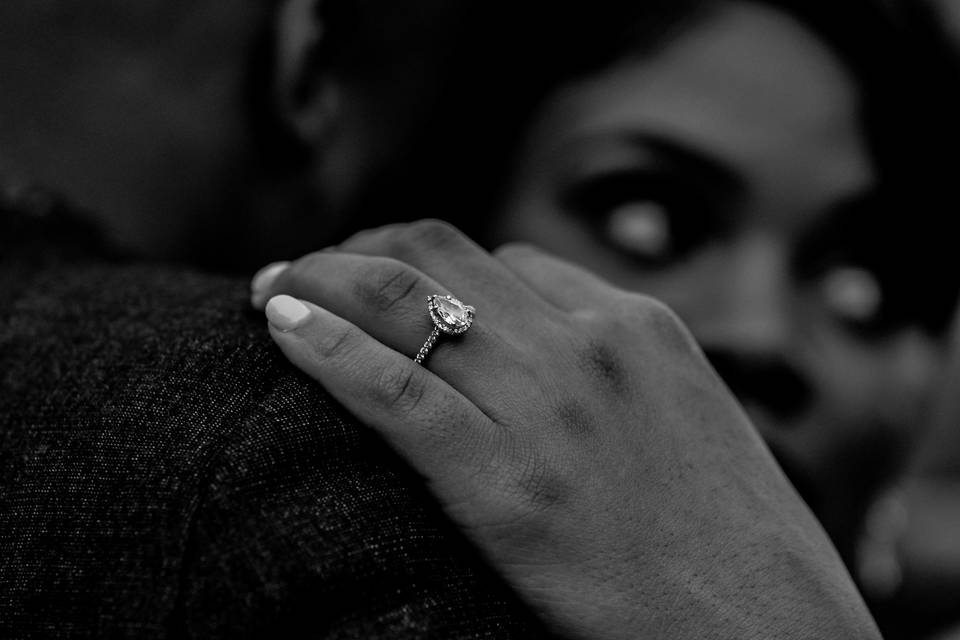 Wedding ring close-up