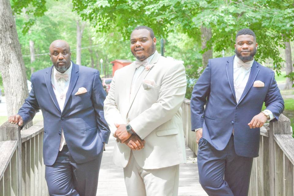 Wedding party suits