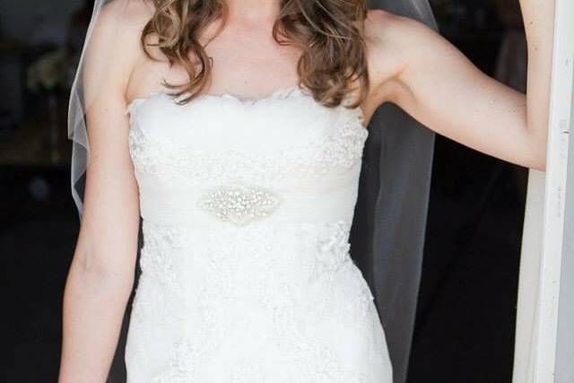 Smiling bride