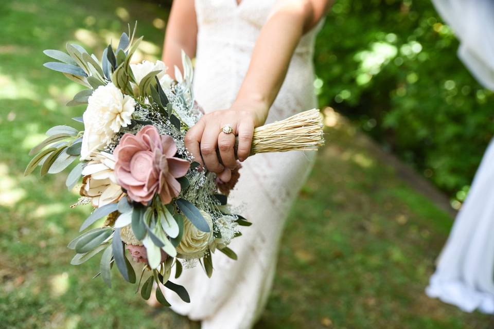 Ring and flower