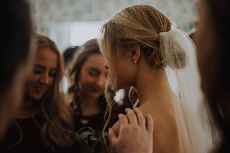 Praying over Bride