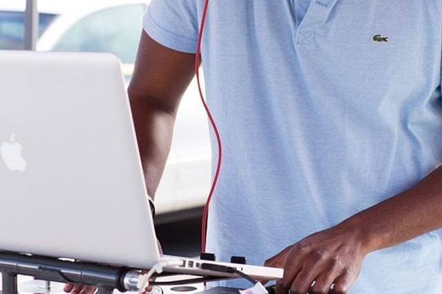 DJ setup