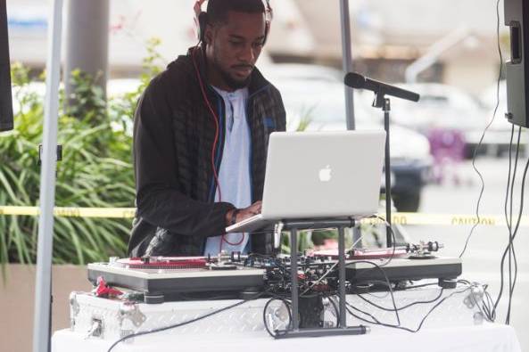 DJ setup