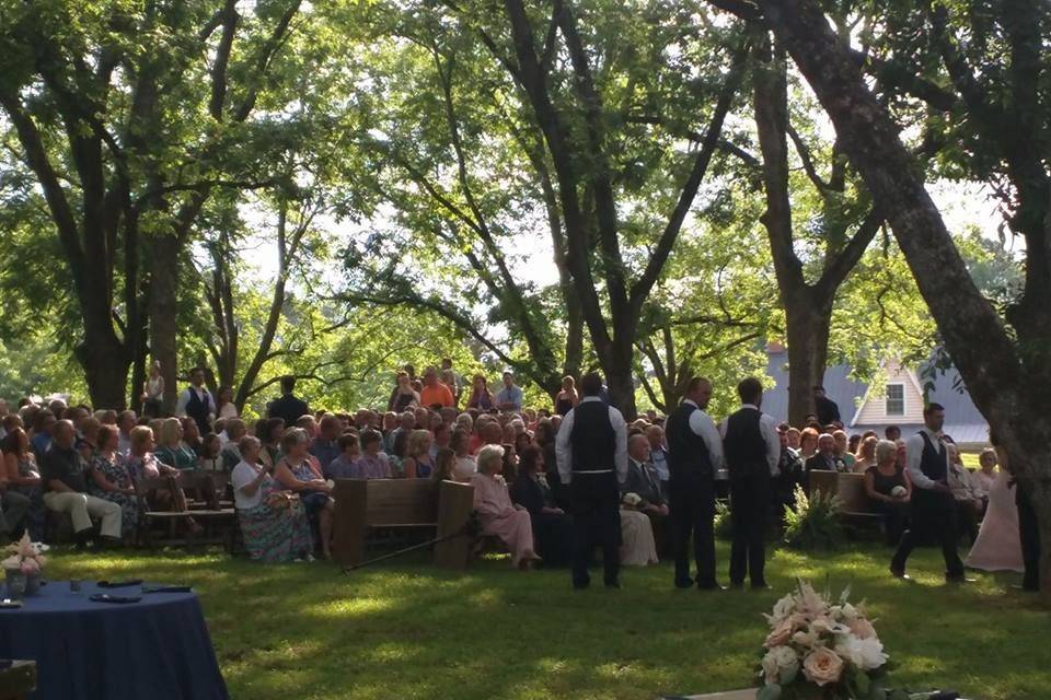 Garden wedding