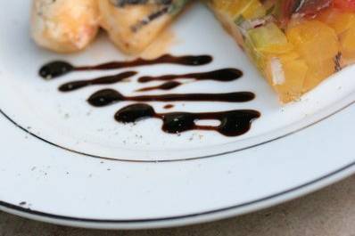 Heirloom Tomato Terrine with Fresh Mozzarella