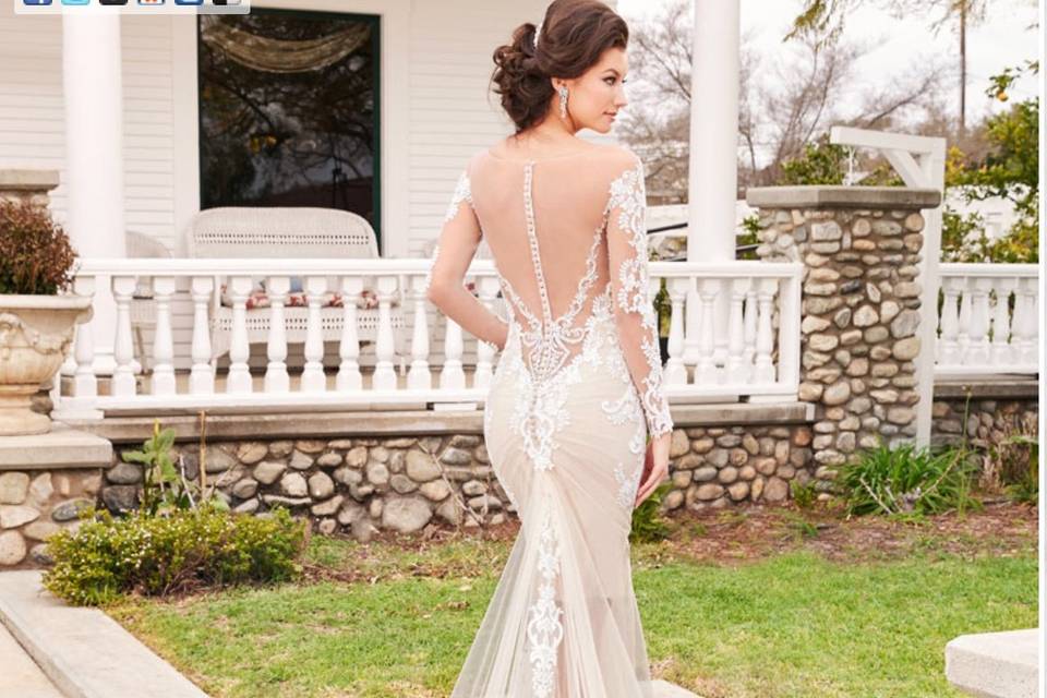 Kitty Chen: back of Adrianna dress