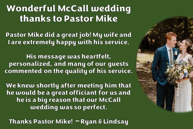 Thank You Pastor - Thank You Wedding Pastor Gift, Custom Wedding