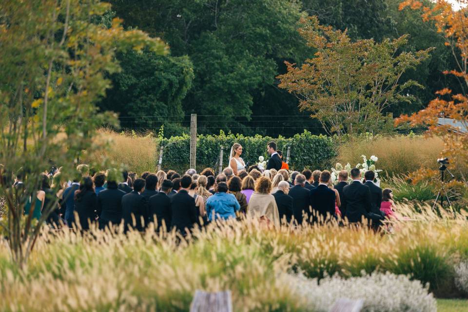 The Grove Garden, ceremony