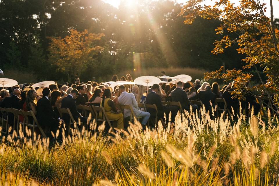 The Grove Garden, ceremony