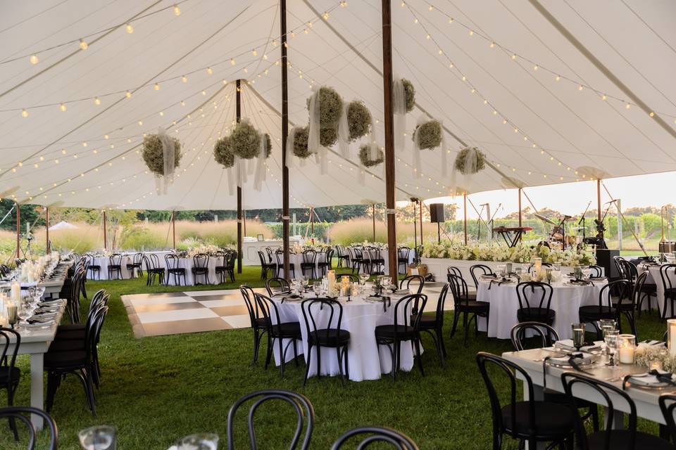 Tented Wedding Reception