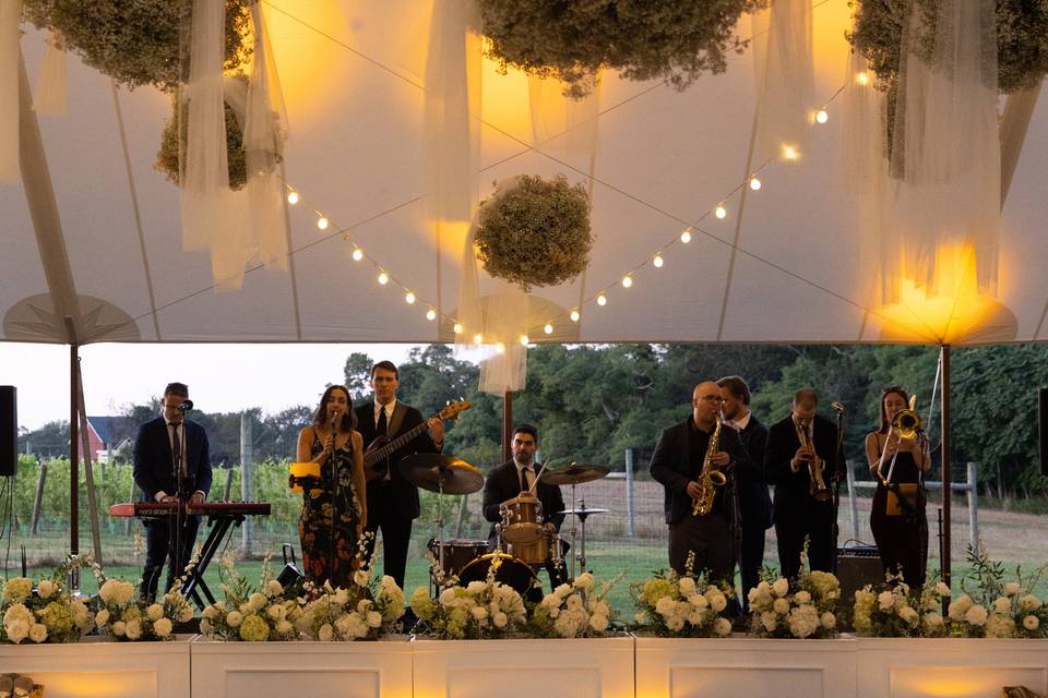 Tented Wedding Reception