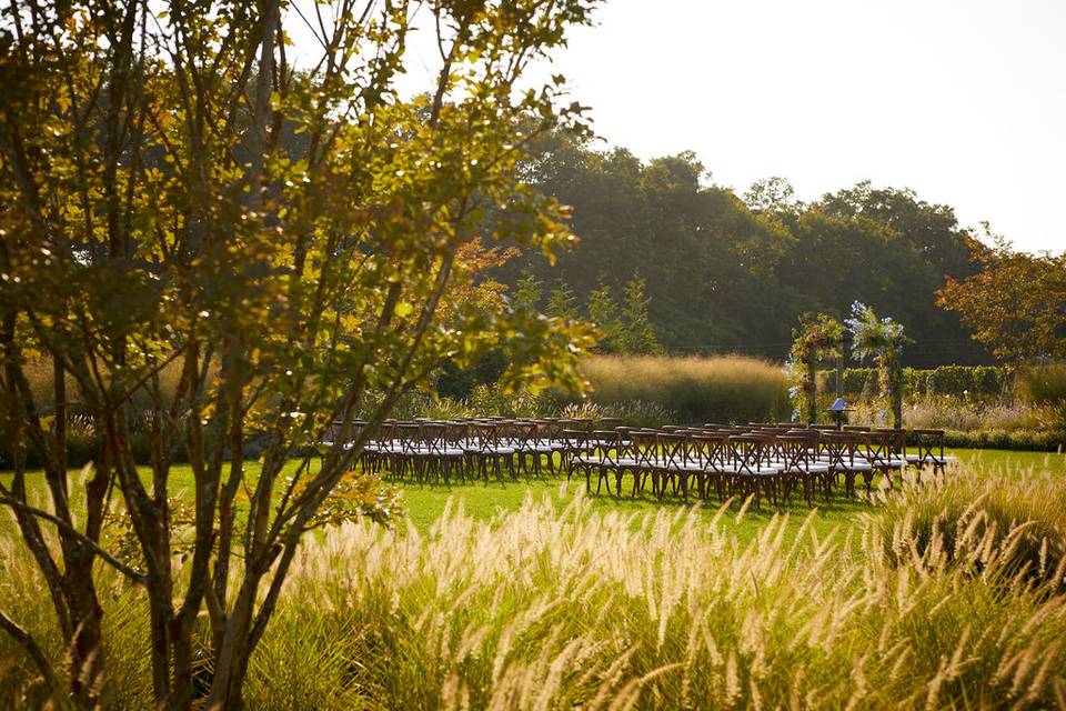 The Grove Garden, ceremony