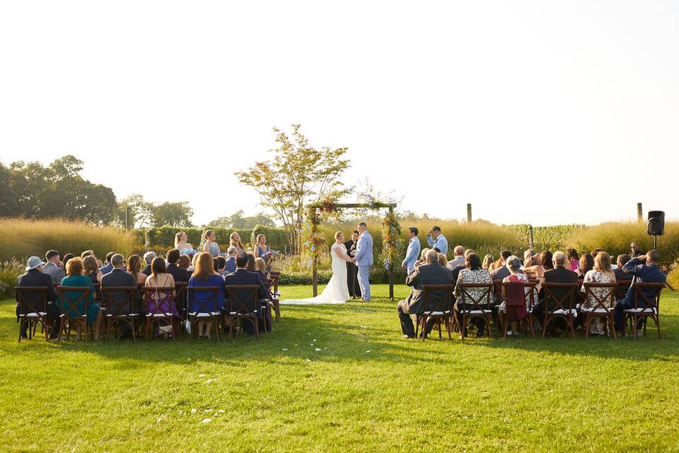 The Grove Garden, ceremony