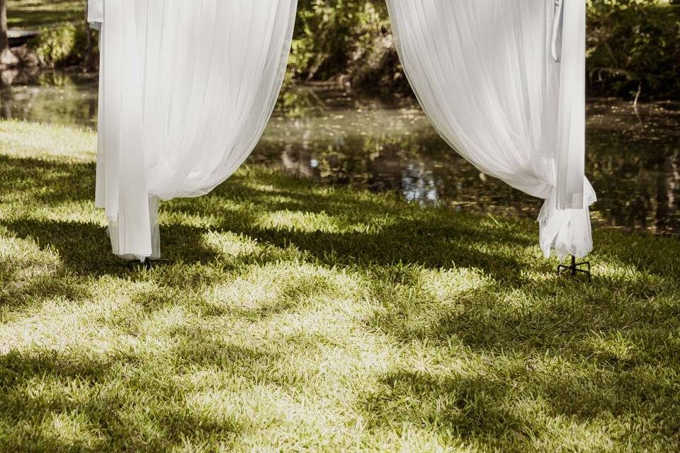 Wedding Drapes at the Springs