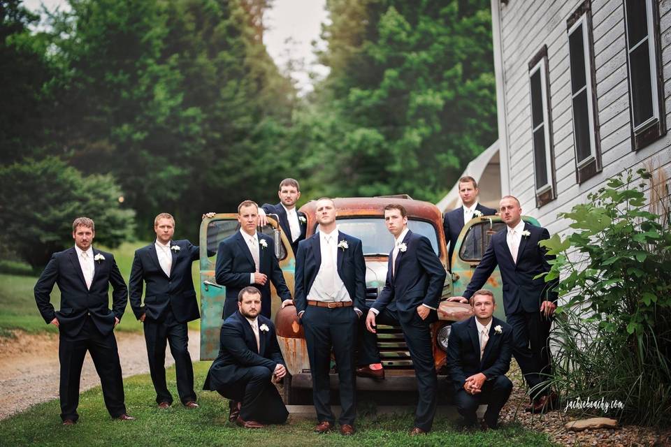 A Groom and his guys