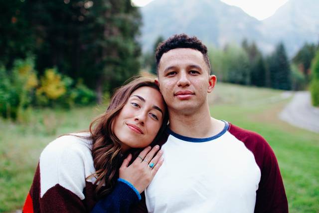 Happy couple