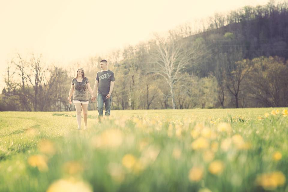 Huntington, West Virginia, outdoor Engagement photography