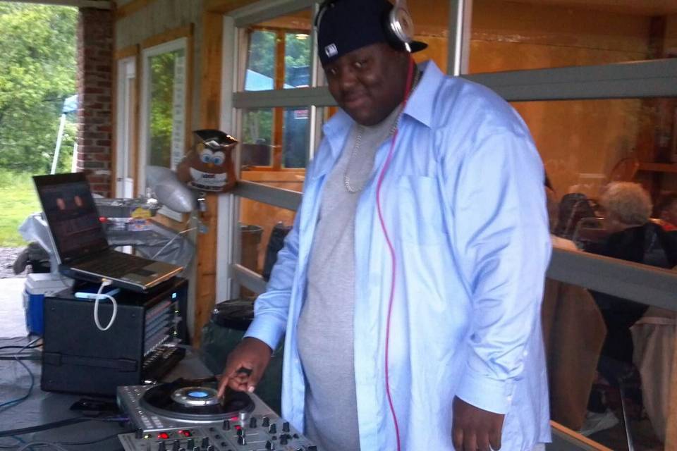DJ on his station