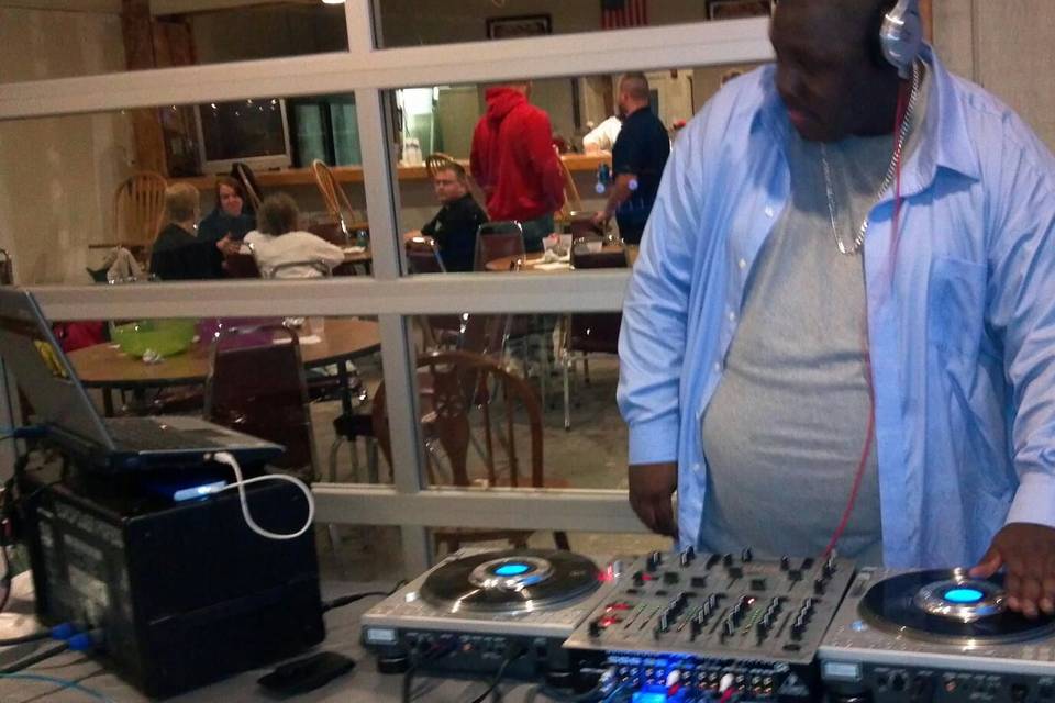 DJ on his station