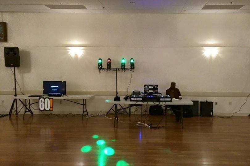 DJ set-up