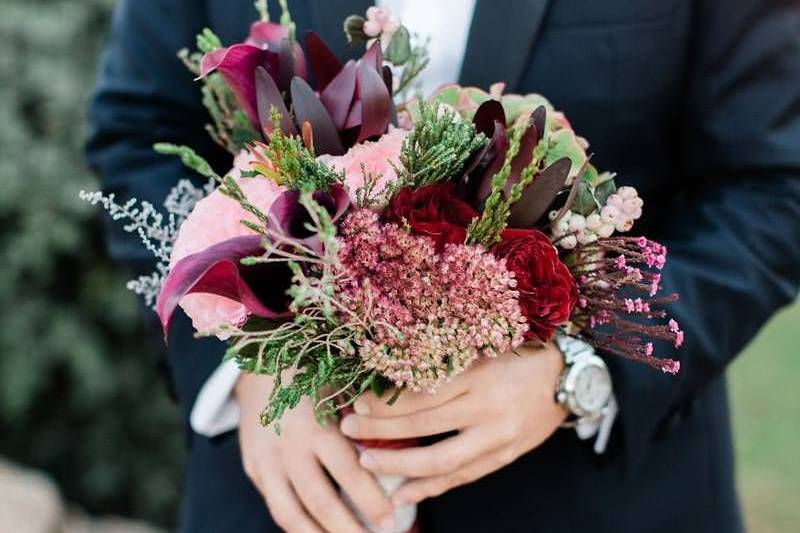 Fall wedding bouquet