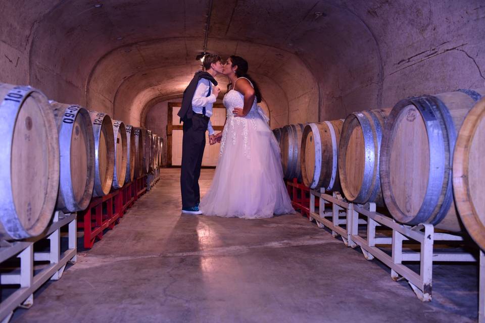 Pictures in the barrel cave