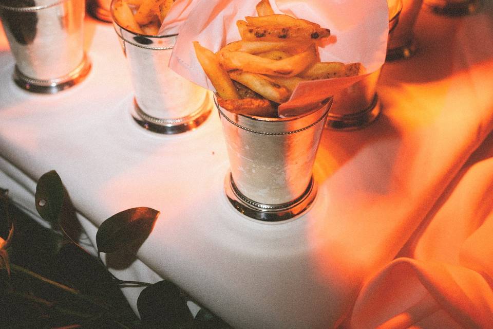 Late night fry station