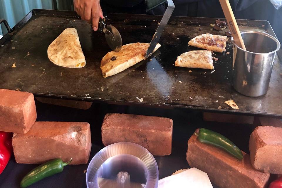 Quesadilla station