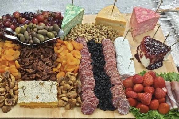 Meat and cheese tray