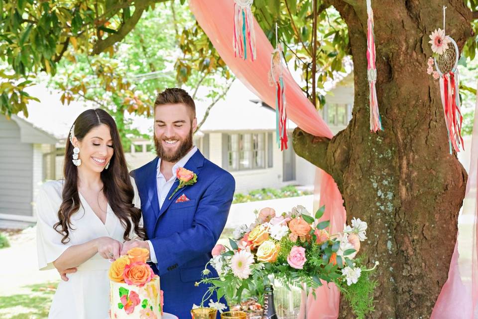 Bride and groom