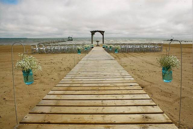Waterfront wedding
