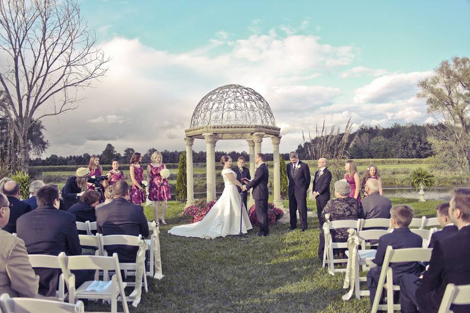 Outdoor wedding