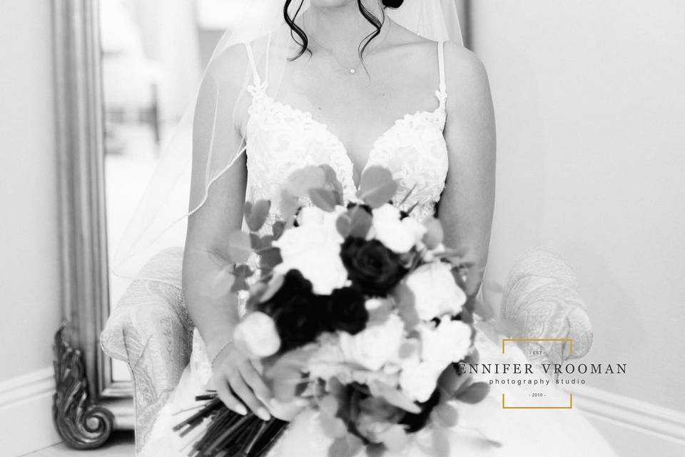 Bridal suite portrait