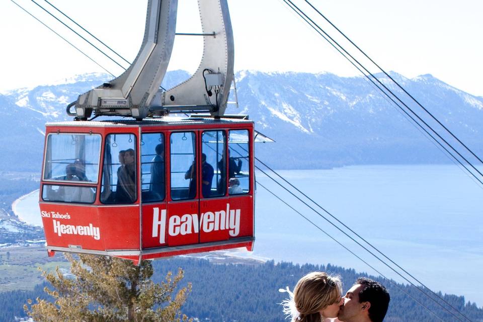 Heavenly top of tram